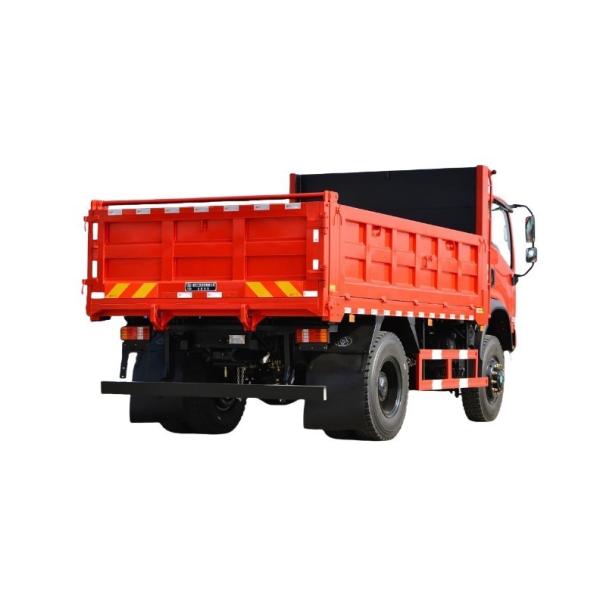 Three-ring Ten-way T3 Maker 200 HP Fast 10 Gear 4x4 4m Off-road Dump Truck (red) (National&EU 3-6)