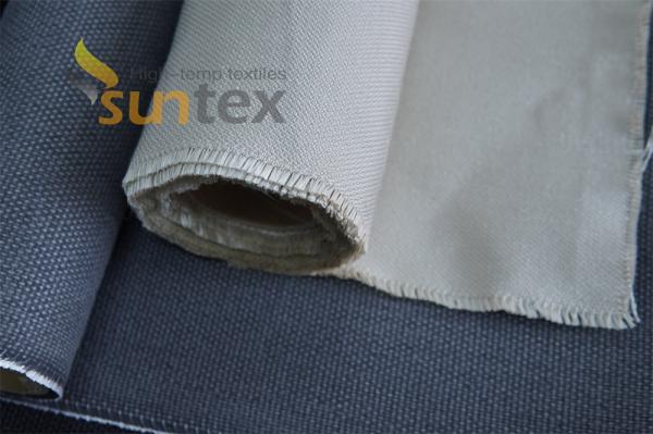 A borracha de silicone revestiu o soldador à prova de fogo resistente Blanket For Industrial, acampamento, fumadores e grades de pano da fibra de vidro