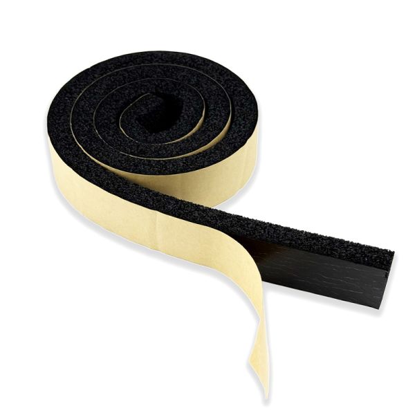 Open Cell Foam Weather Stripping EPDM Foam Seal Strip Self Adhesive
