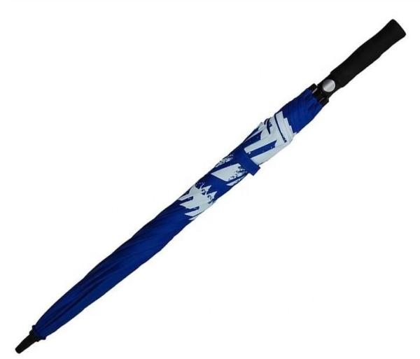 Custom Full Body Printing Straight Mens Golf Umbrella With Shoulder Strap