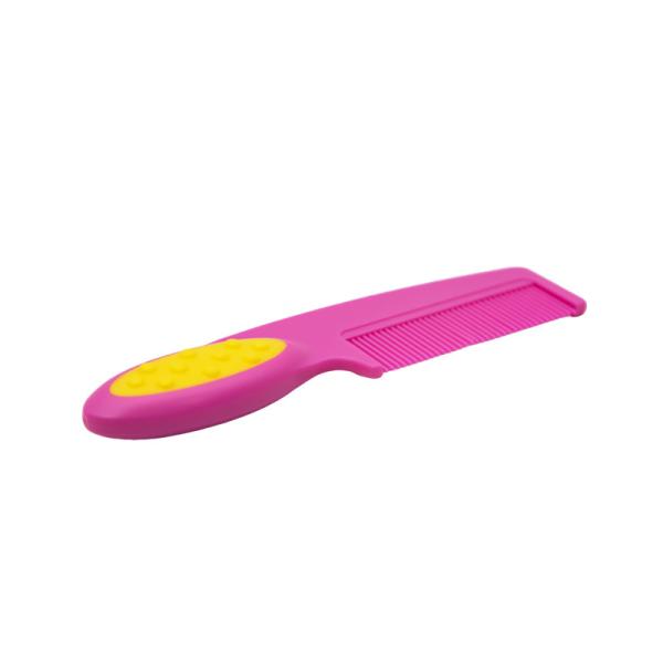 Soft Natural Hair Brush Sets For Hair Pink 12 X 5.12 X 5.12CM Comb Newborn Hair