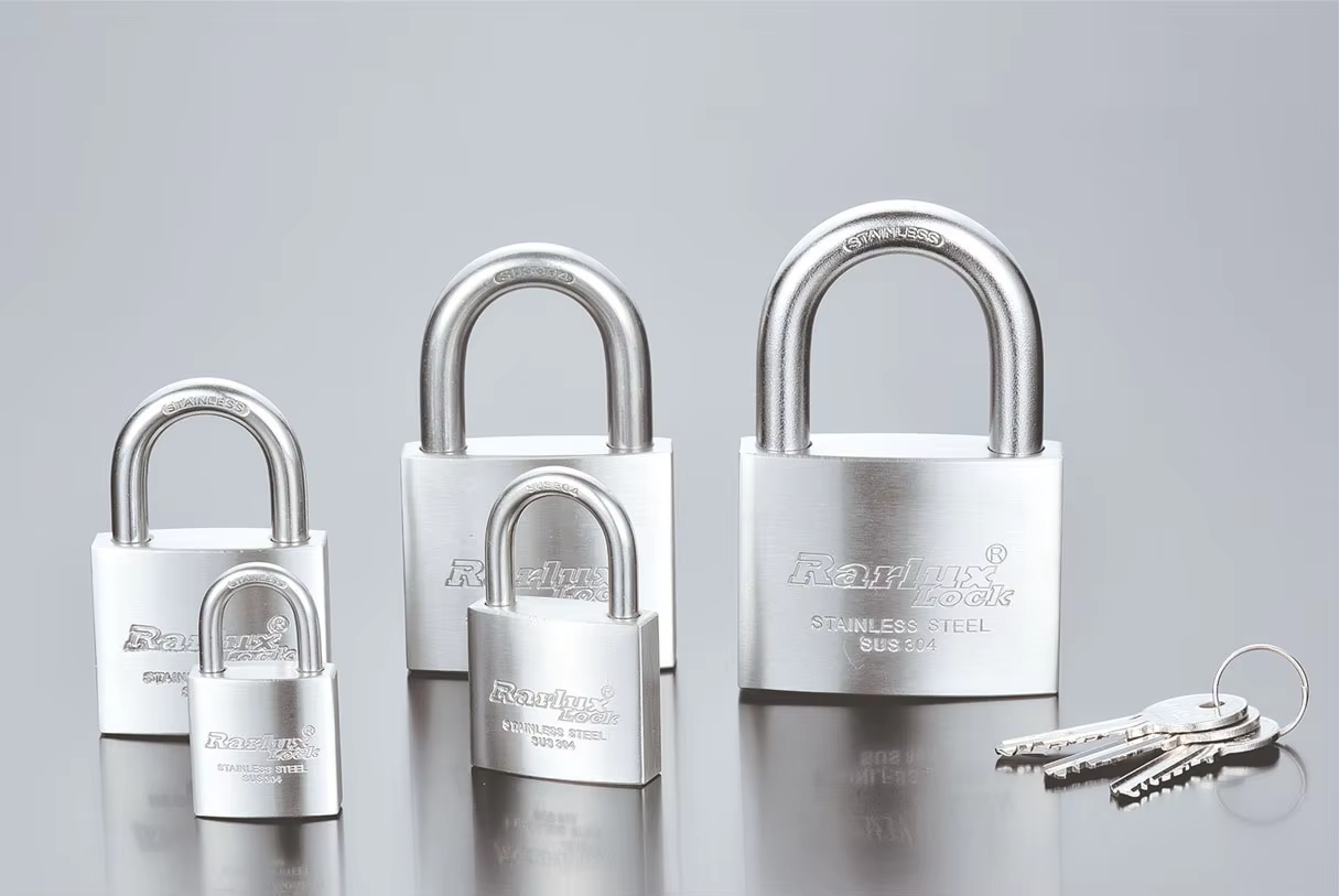 Rarlux 30mm-70mm Custom Anti-cut Candado Custom Heavy Duty Rarlux Stainless Steel Padlock 30/40/50/60/70mm Size