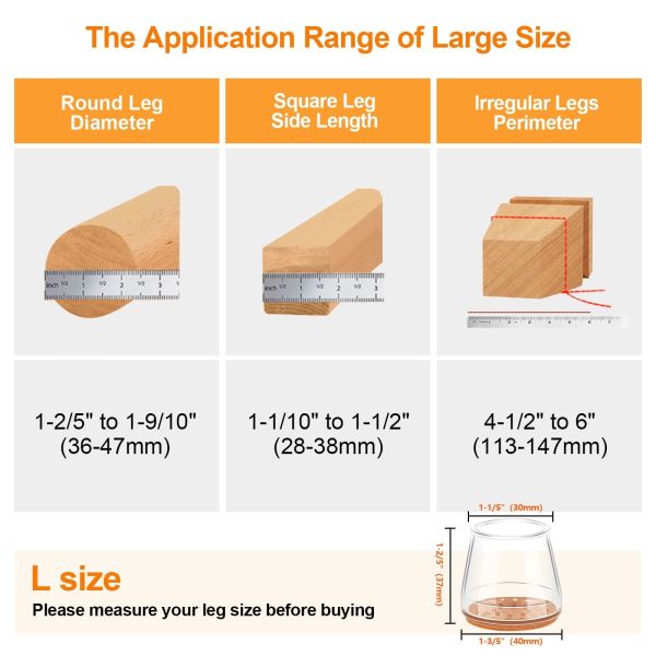 Силиконовые стулья защитные покрытия для ног Силиконовые мебели из фильта Покрытия для ног Покрытия для полов из твердого дерева Подходит: 1,3 