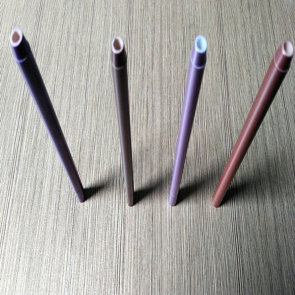 PVC Plastic Long Lasting Eyeliner Pencil Drawn Tube , Gel Eyeliner Pencil 122 * 7.8mm