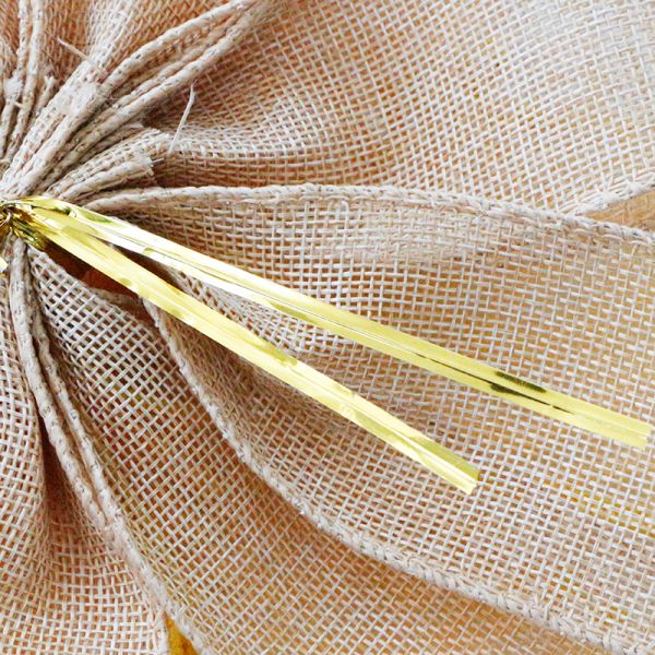 Agregue un toque de color a su envoltura de regalo con MSD 2024 de Pascua de doble color Arcos de burlap