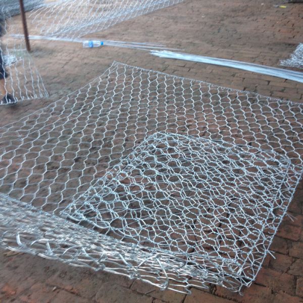Подпорная стенка корзин Gabion оцинкованной стали сплетенная проводом