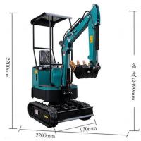 Thunderstorm Moteur diesel vert Petit creuseur Mini-excavatrice machine pour la ferme