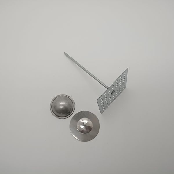Perforated Stick Pins For Insulation Aluminum For Foam Board Wall Floor Ceiling Plaster Washer