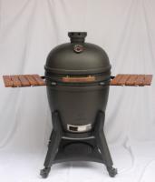Céramique en cuir vitré Charbon de bois Kamado Grill 27 pouces BBQ