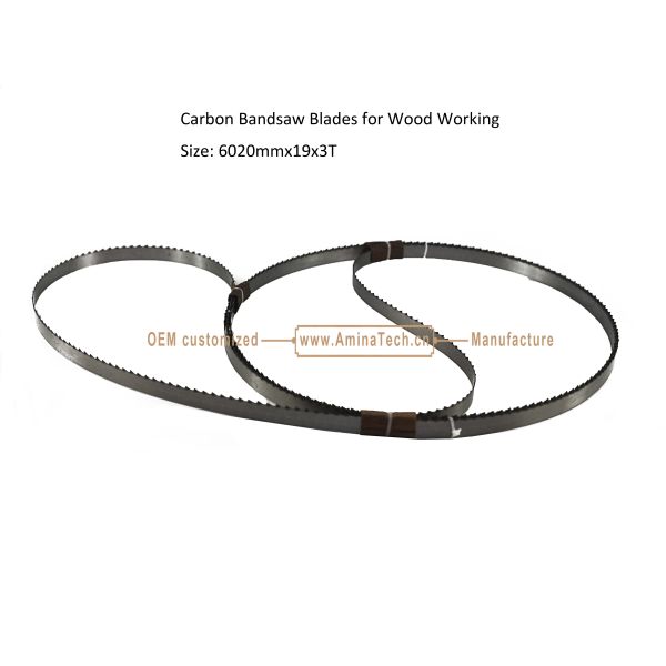 Carbon Bandsaw Blades for Wood Working Size: 6020mmx19x3T,Cutting Wood