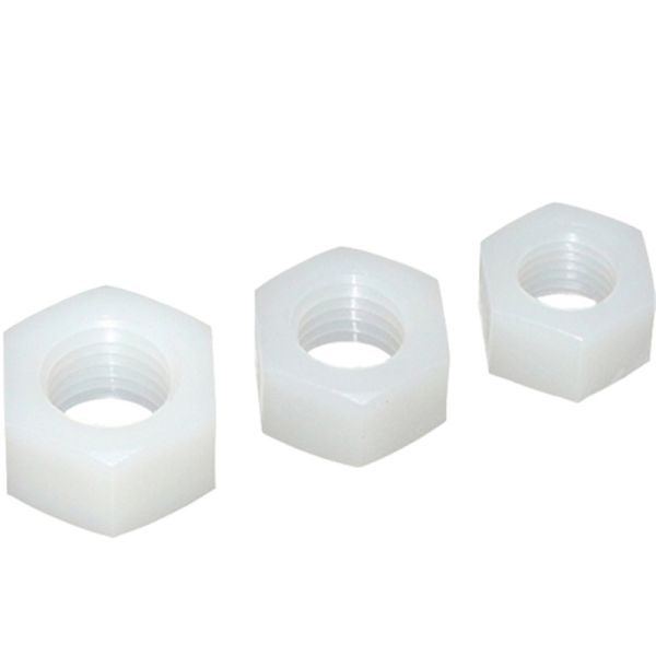 Грубая нить PVDF Hex Nut с стандартом DIN/ISO для промышленных применений
