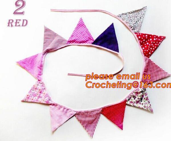 Triangle banner lace bunting flags for decoration, Wedding Party Decoration Wedding Banner,wedding burlap lace banner,Bu