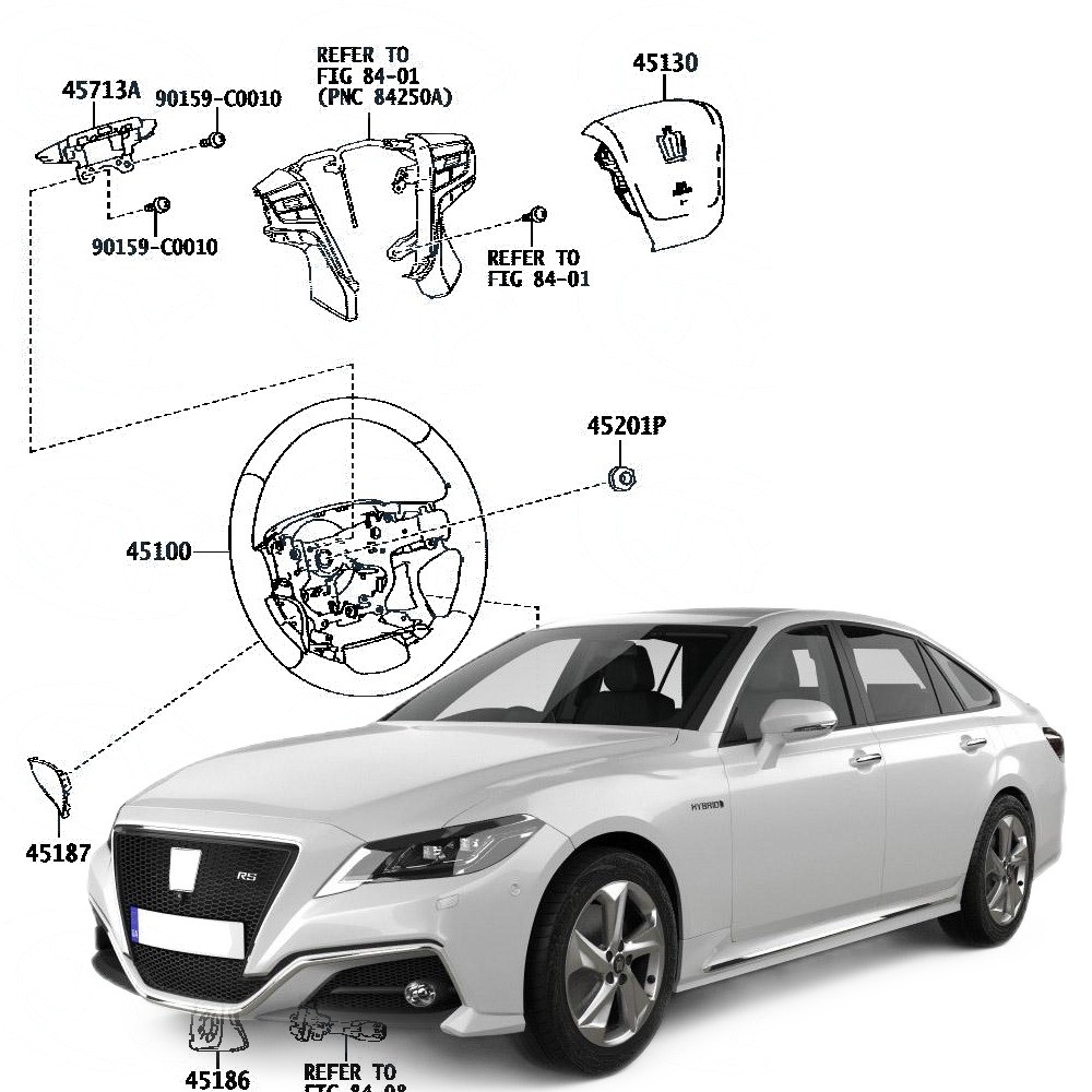 Full Range of Aftermarket Car Accessories for Toyota Crown 18-21 Car Cover and More
