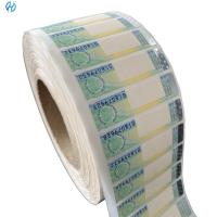 Imposto de Imposto de Imposto de Carimbo Anti-Falsificação Papel de Segurança Personalizado Adesivo