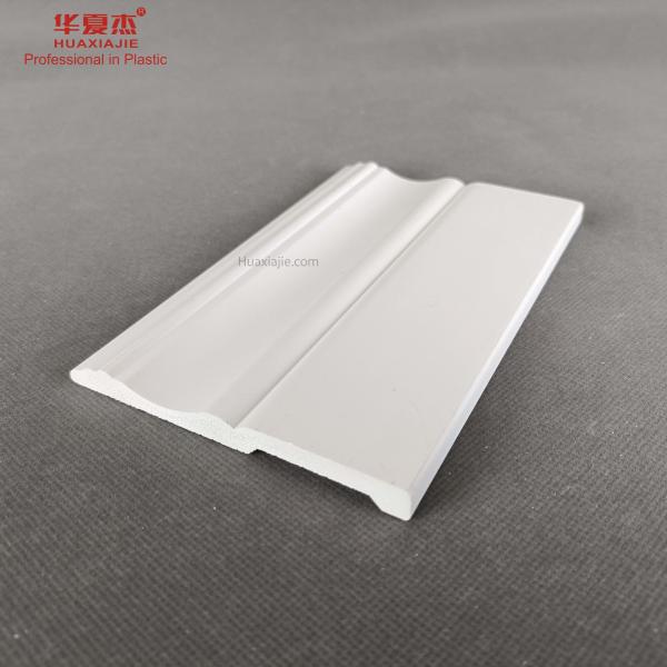 Molde fácil de limpar da parede da guarnição do PVC decorativo para a casa