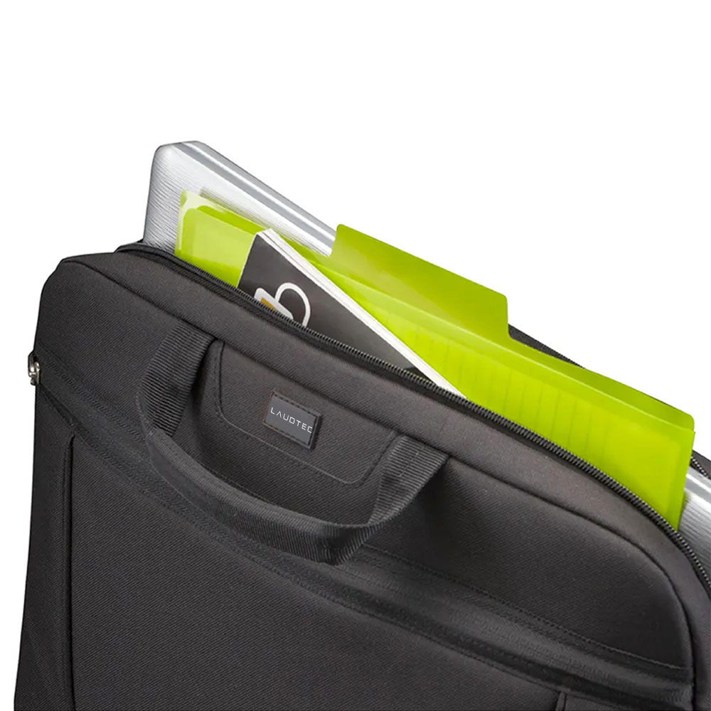 For Laudtec 15.6 Inch Top-Loading Laptop Case Waterproof Polyester Sleeve Lightweight Business Detachable Strap Messenger Wholesale OEM/ODM/Private Label