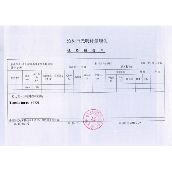 12MM Formwork Tie Rod System