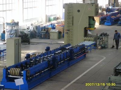 45 Degree Cutting Multi Punching Cable Tray Roll Forming Machine For Steel Door Frame