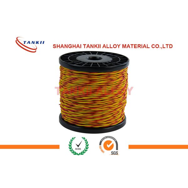 Напечатайте провод авг провода 24 расширения термопары к красный и желтый для кабеля