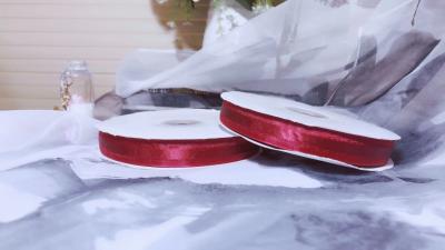 1/8''-4'' Double Face Silk Ribbon By The Yard With Satin Edged For Gift Packaging