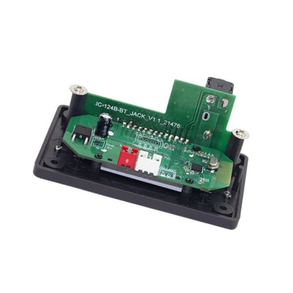 Square Six Keys Audio Decoder Board with Bluetooth 5.0 MP3 FM Radio and Voice Recorder Function