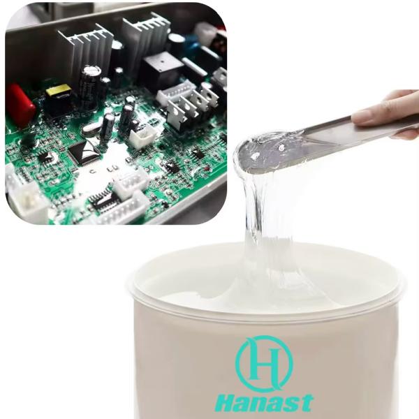 Odm Silicone Gel Raw Material 1:1 Waterproof Gel Silicon For Flow Meter Junction Box Liquid Potting Gel