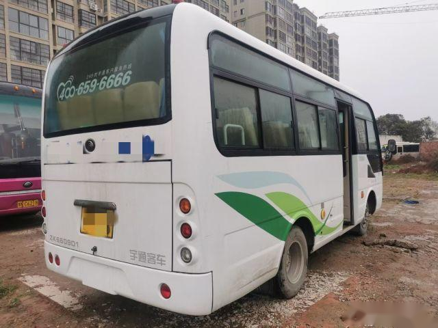 Used Yutong Buses Zk6609d1 19 Seats Yuchai Engine 85Kw Used Mini Bus Single Door Low Kilometer