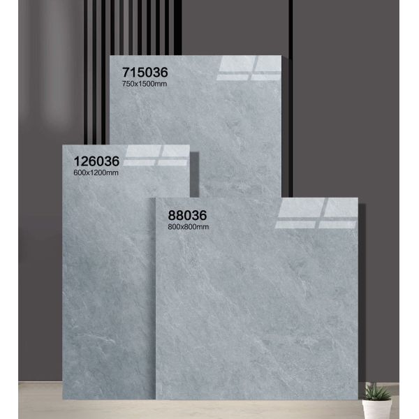 Baldosas de porcelana pulida de 750x1500mm, grado AAA, para suelo interior