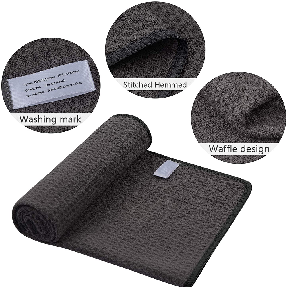 80 Polyester 20 Polyamide 200gsm Microfiber Golf Towel