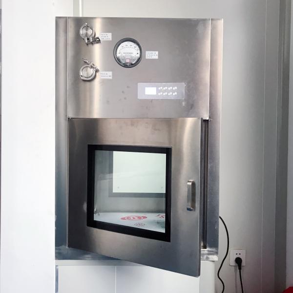 Stainless Steel 304 Hepa Clean Room With Pass Box , Gmp Clean Room High Filter Efficiency