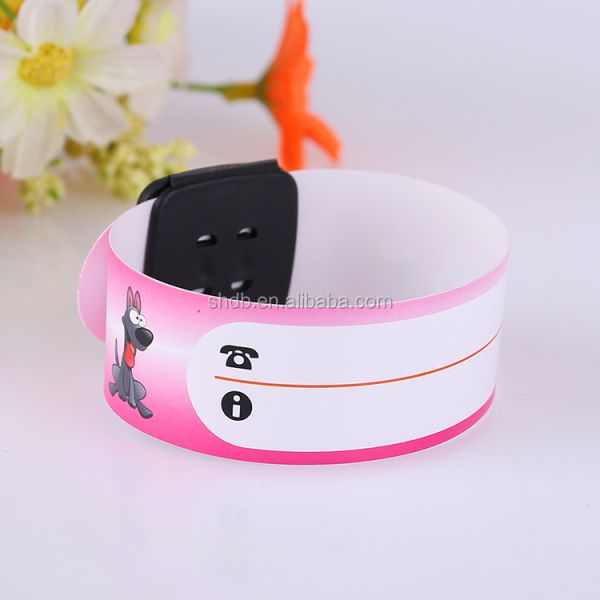 Custom Color Plating Writable Jewelry Type Bracelets for Kids Tracking Identification