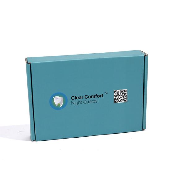 CMYK Logotipo personalizado Eco E Flauta Papel de cartão ondulado Embalagem grande Caixa de correio de envio para embalagem