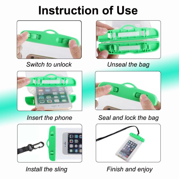 PVC ABS Water Resist Waterproof Cellphone Bag
