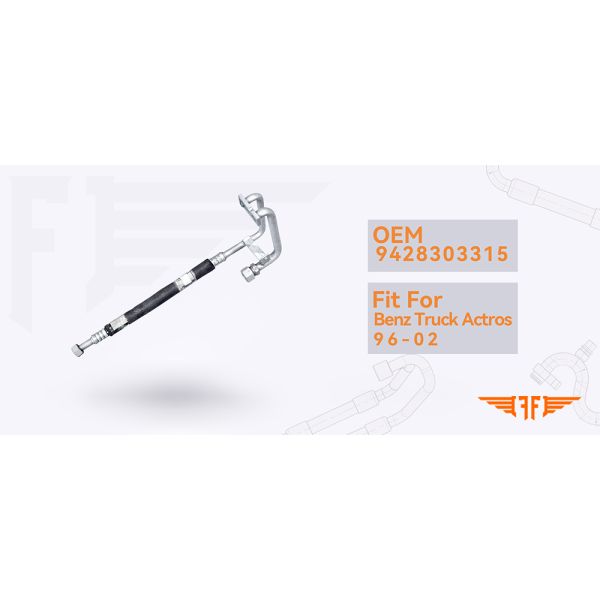 9428303315 Tuyau d'aspiration double AC pour camion Mercedes Benz Actros 96-02