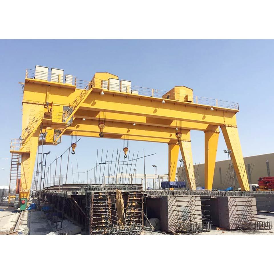 10 Ton 20 Ton European Double Girder Gantry Crane with New Design European Trolley for Sale
