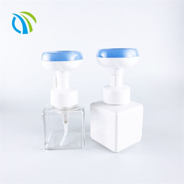 42/400 Flower Shape 2cc Sanitizer Bottle Pump 42mm Refillable Foaming Soap Dispenser