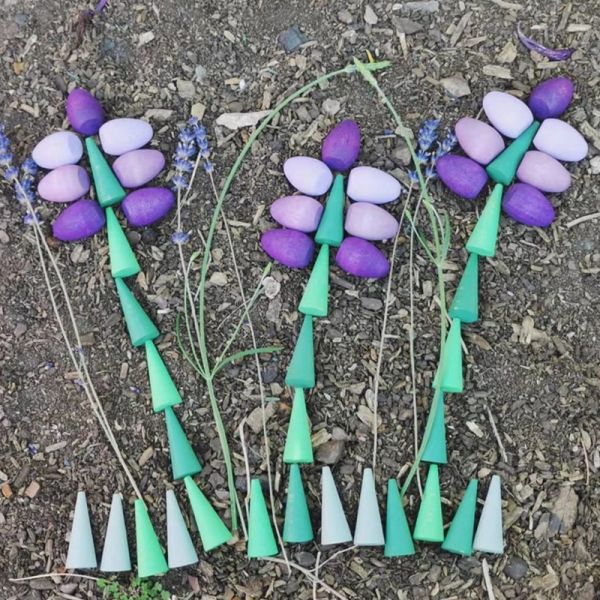 Младенец деревянный конструктор установил нордическую деревянную радугу преграждает младенца g малыша детей игрушек Montessori свободных частей воспитательного