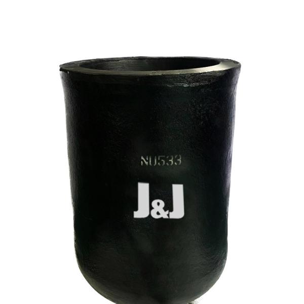 Stability Silicon Carbide Graphite Induction Furnace Crucible High Temperature Resistance