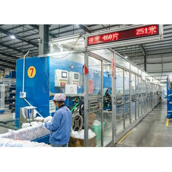 Fluff Fiber Disposable Baby Nappies 3D Leak Prevention Wetness Indicator Diapers