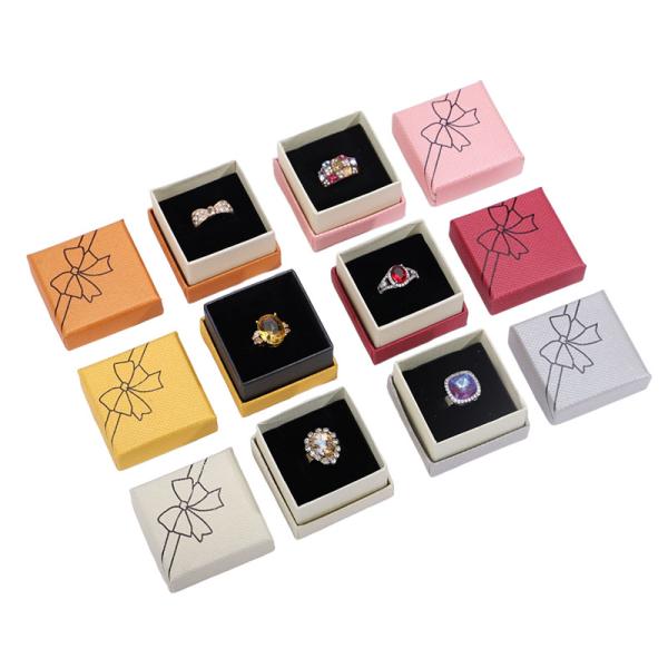 Hanhong Black Rose Paper Jewelry Box fournitures avec ciel et terre couverture Contactez-nous