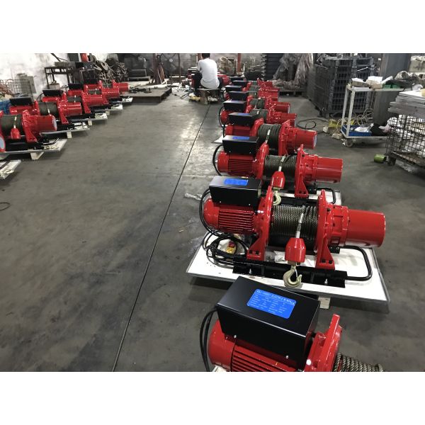 200Kg Lifting 3 Phase Electric Wire Rope Winch 220v