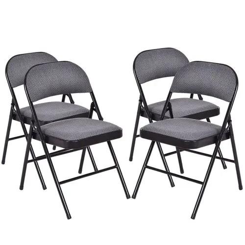 Wedding HDPE Folding Chair White Plastic Folding Chairs For Hotel Restaurant