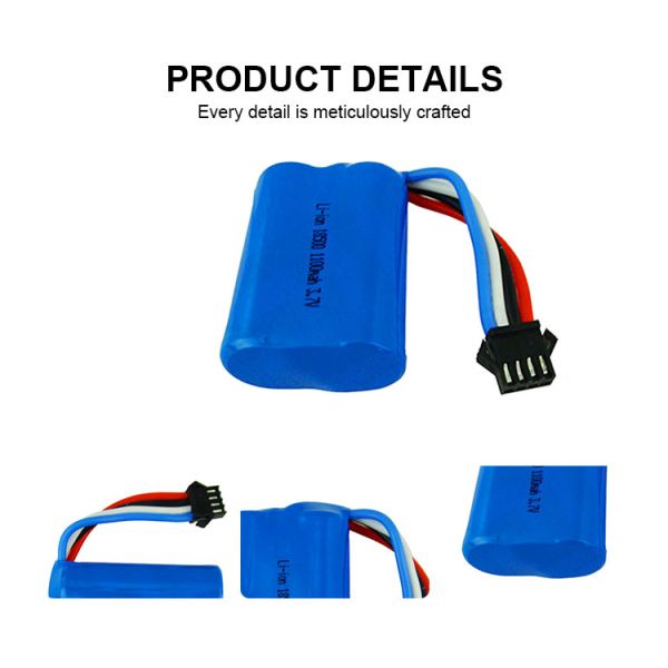 Best Quality Lithium ion battery pack 18500 3.7v 1100mah for Electric Folklifts