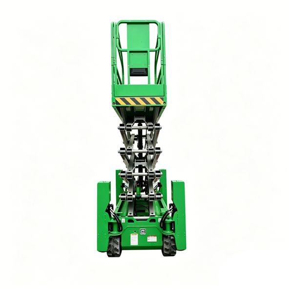 Electric Powered Tracked Scissor Lift Platform 8m For Archeological Restoration