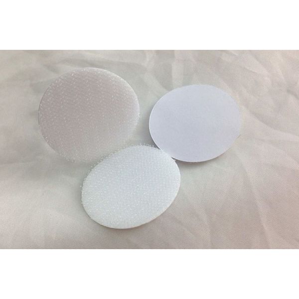 25MM Rubber PSA Self Adhesive hook and loop tape roll For Computer Goods