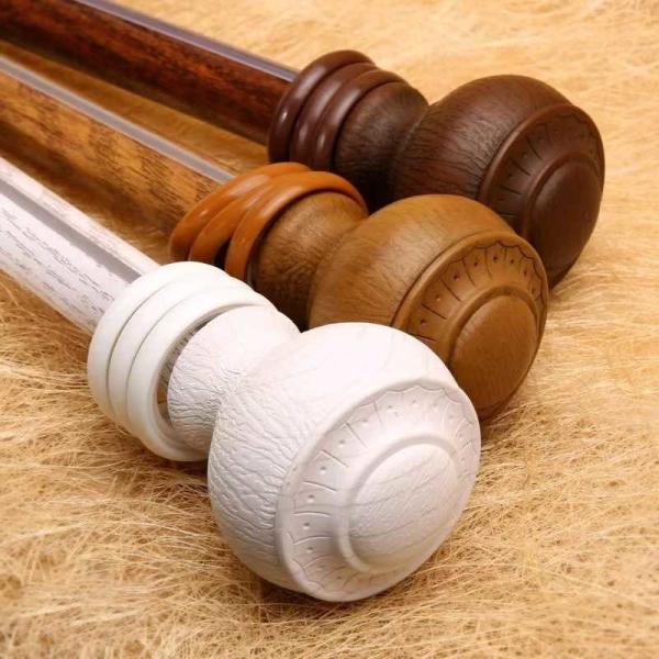Screws Anchors Smooth Sliding Curtain Rail Track Roman Curtain Rod 3m 4m 5m