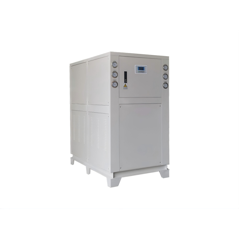 30HP Water Cooled Scroll Type Chiller featuring heat exchangers to maximize thermal transfer and reduce operational expenses