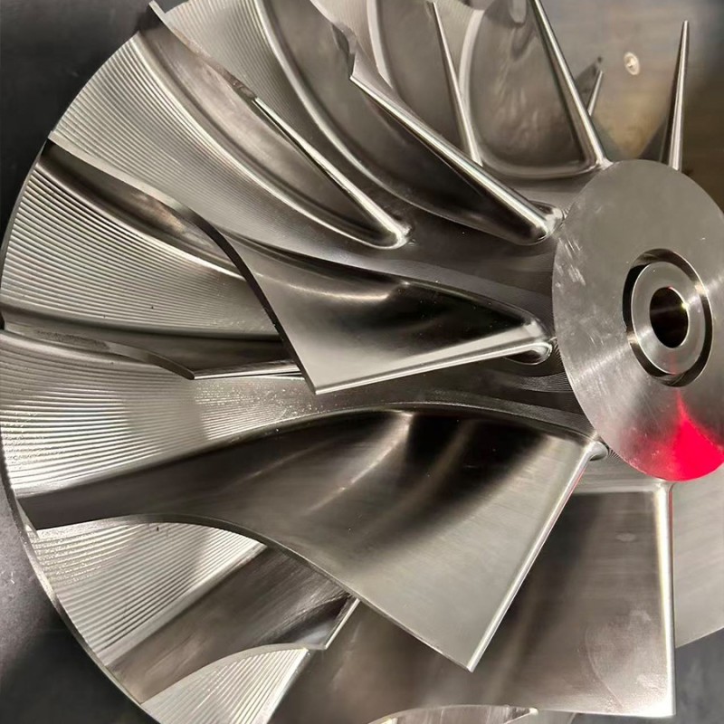 Titanium Alloy Impeller Centrifugal Aerospace Grade ODM Impeller In Centrifugal Compressor