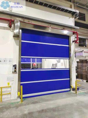                  PVC Fabric Car Wash Plastic Fast Action Automatic Servo System Rapid Roll High Speed Roller Shutter Door             