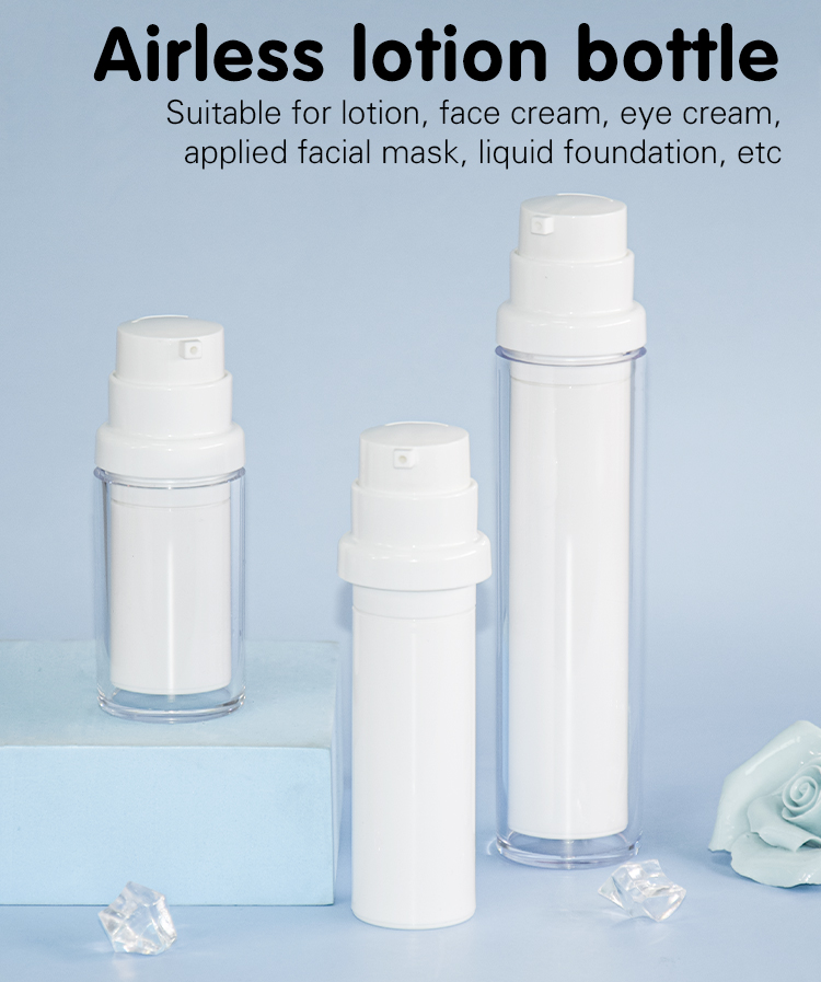 15 мл / 30 мл / 50 мл AS PP безвоздушная лосьонная бутылка Эссенция солнцезащитный крем бутылка для ухода за кожей упаковка UKA78